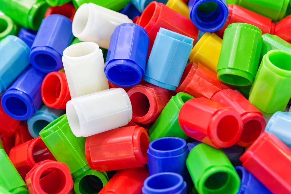 HIPS plastic pieces